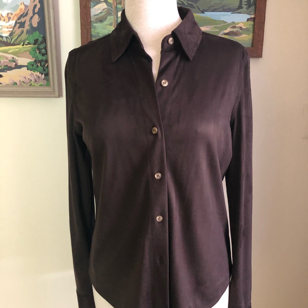 Faux suede Telluride Shirt